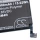 Mobiltelefon akkumulátor  Xiaomi BM4R-hez - 3900 mAh 3,85 V Li-polimer
