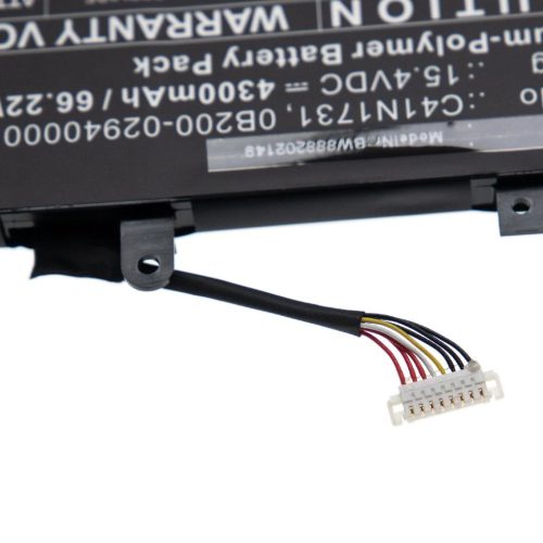 Notebook akkumulátor  Asus 0B200-02940000, C41N1731 - 4300 mAh 15,4 V Li-polymer