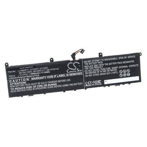 VHBW Notebook Battery Lenovo L18M4P71, 5B10W13900, 01YU99, 01YU911 - 5000 mAh 15.4 V Li-polymer