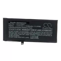   VHBW Mobile Phone Battery for Apple 616-00641 - 3100 mAh 3.83 V Li-polymer