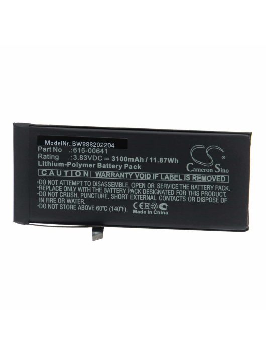 Mobiltelefon akkumulátor  Apple 616-00641-hez - 3100 mAh 3,83 V Li-polimer