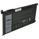VHBW Notebook Battery for Dell 9W9MX, 3CRH3, 1VX1H, 17368-0027, 0WDX0R - 3650 mAh 11.4 V Li-Polymer