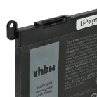 VHBW Notebook Battery for Dell 9W9MX, 3CRH3, 1VX1H, 17368-0027, 0WDX0R - 3650 mAh 11.4 V Li-Polymer