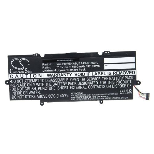 Notebook akkumulátor  Samsung BA43-00360A, AA-PBWN4AB - 7500 mAh 7,6 V Li-polimer