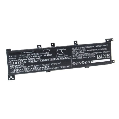 Notebook akkumulátor Asus B0B200-02560000, B31N1635 - 3600 mAh 11,52 V Li-polymer