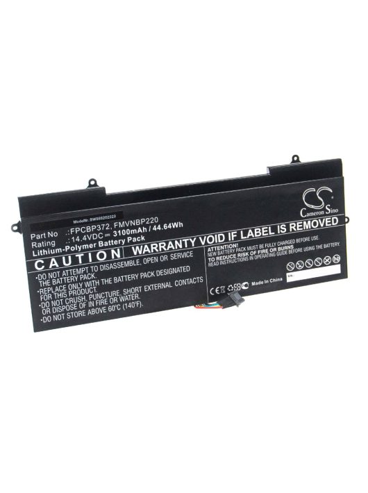 Notebook akkumulátor  Fujitsu FPCBP372, FMVNBP220-hoz - 3100 mAh 14,4 V Li-polimer