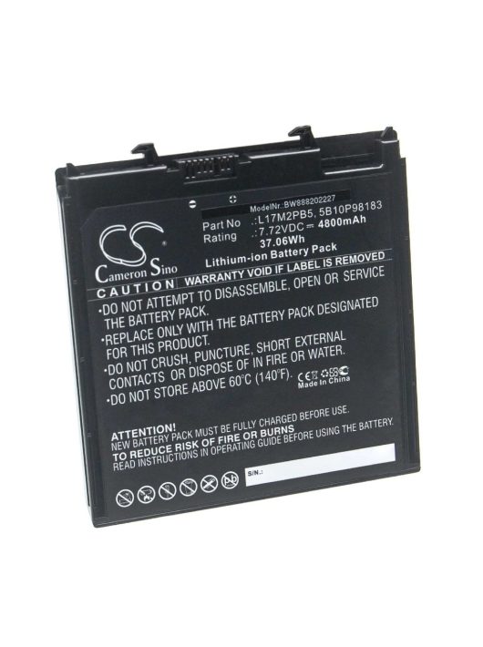 Notebook akkumulátor  Lenovo 5B10P98184, 5B10P98182, 5B10P98183 - 4800 mAh 7,72 V Li-Ion