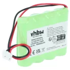 VHBW Notbeleuchtung Akku Schneider 4BD-AA800BT, 329067840, 513141006 - 800 mAh 4,8 V NiCd