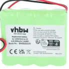 VHBW Notbeleuchtung Akku Schneider 4BD-AA800BT, 329067840, 513141006 - 800 mAh 4,8 V NiCd