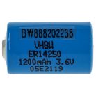 VHBW 1/2AA Akku 1770-XZ, 3B26, 418-0076, 60-0576-100 - 1200 mAh 3,6 V Li-SOCl2