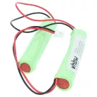 VHBW Notbeleuchtung Akku BAES TD512433 - 800 mAh 4,8 V NiCd