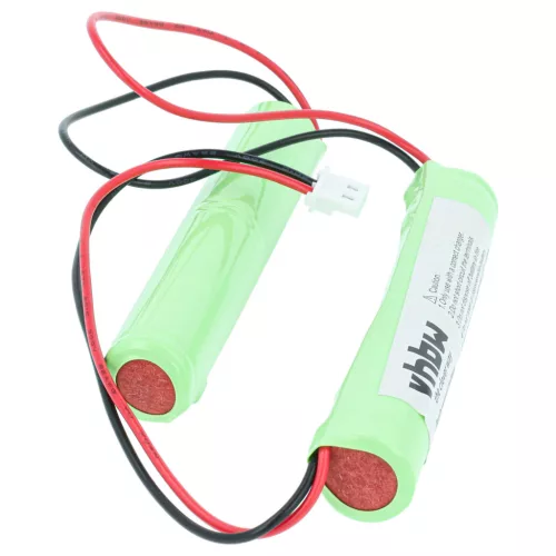 VHBW Notbeleuchtung Akku BAES TD512433 - 800 mAh 4,8 V NiCd
