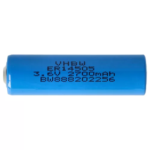 VHBW Battery ER14250 for Viessmann - 2700 mAh 3.6 V Li-SOCl2