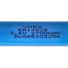 VHBW Battery ER14250 for Viessmann - 2700 mAh 3.6 V Li-SOCl2