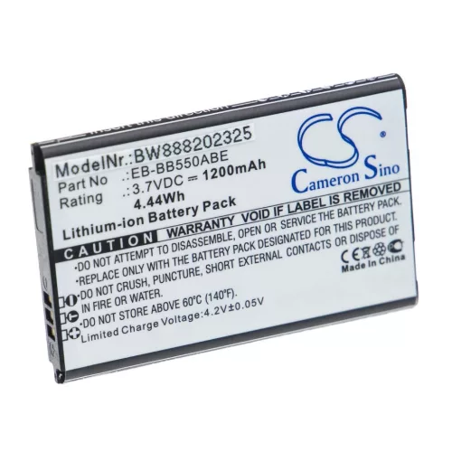 VHBW Mobile Phone Battery for Samsung EB-BB550ABE - 1200 mAh 3.7 V Li-Ion