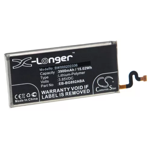 VHBW Mobiltelefon Akku für Samsung EB-BG892ABA - 3900 mAh 3,85 V Li-Polymer