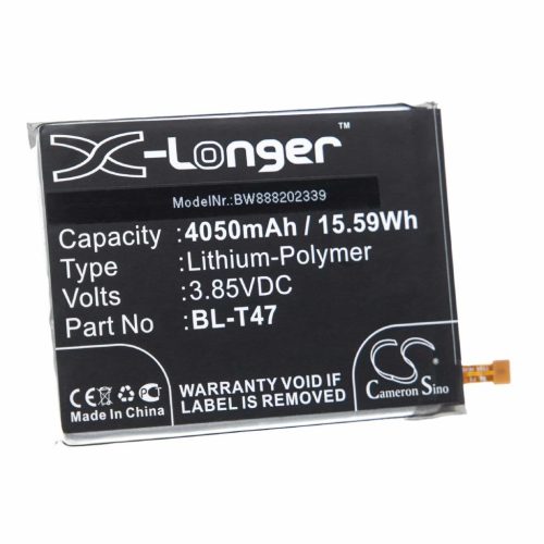 Mobiltelefon akkumulátor  LG BL-T47, EAC64785301, BL-T50, EAC64790201 telefonokhoz - 4050 mAh 3,85 V Li-polimer