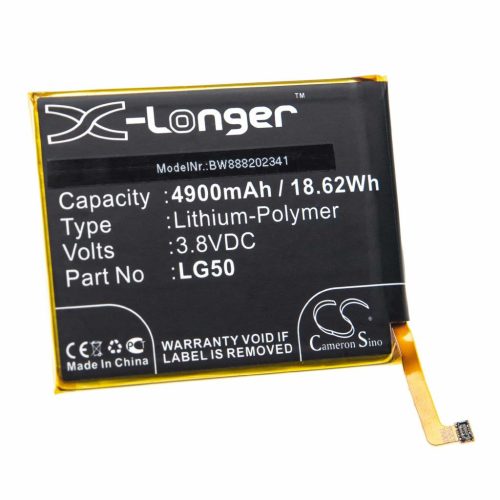 Mobiltelefon akkumulátor  Motorola LG50-hez - 4900 mAh 3,8 V Li-polimer