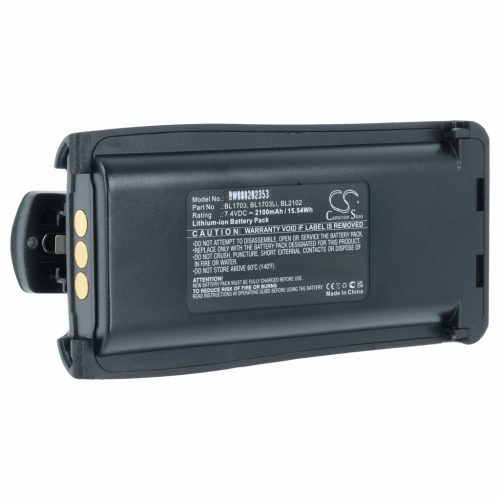 VHBW Radio Akku Hyt BL2102, BL1703Li, BL1703, BL-2102Li, BH1801 - 2100 mAh 7,4 V Li-Ion