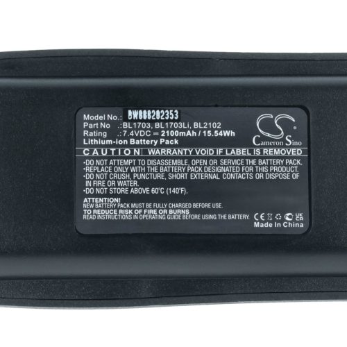 VHBW Radio Akku Hyt BL2102, BL1703Li, BL1703, BL-2102Li, BH1801 - 2100 mAh 7,4 V Li-Ion