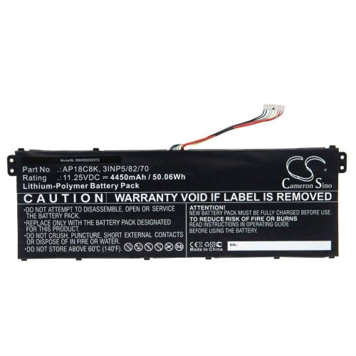 VHBW Notebook battery Acer AP18C8K, 3INP5/82/70 - 4450 mAh 11.25 V Li-polymer