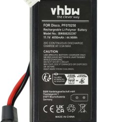   VHBW Drone Battery for Parrot PF070250 – 4050 mAh 11.1 V Li-Polymer