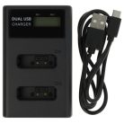 VHBW Canon NB-13L fényképezőgéphez stb. akkumulátortöltő - 0,5 A, 4,2 V