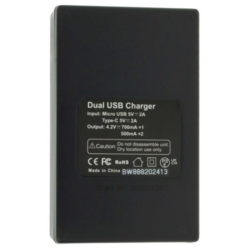 VHBW Canon NB-13L fényképezőgéphez stb. akkumulátortöltő - 0,5 A, 4,2 V