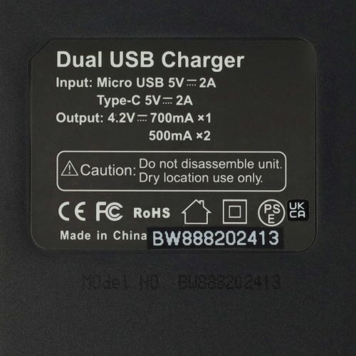 VHBW Canon NB-13L fényképezőgéphez stb. akkumulátortöltő - 0,5 A, 4,2 V