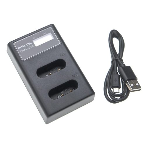 Akkumulátortöltő Sony BC-CSXB-t, Sony NP-BX1 fényképezőgéphez stb. - 0,5 A, 4,2 V