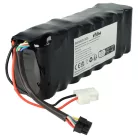 VHBW Robomow MRK6105A Lawn Mower Battery - 5000 mAh 25.6 V LiFePO4, Black