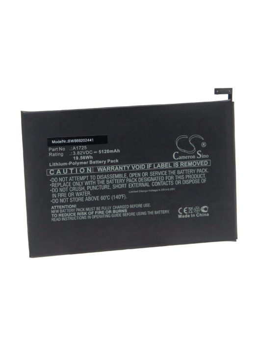 Tablet akkumulátor Apple A1725-höz - 5120 mAh 3,82 V Li-polimer