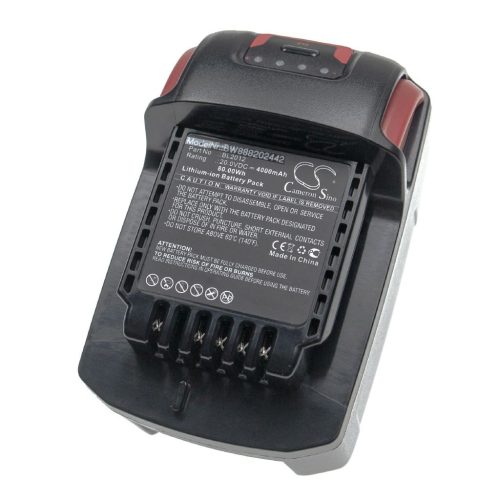 VHBW Electric Tool Battery for Ingersoll Rand BL2022, BL2012, BL2010 – 4000 mAh, 20 V, Li-Ion