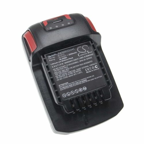 Elektromos kéziszerszámgép akkumulátor Ingersoll Rand BL2022, BL2012, BL2010  – 2000 mAh, 20 V, Li-Ion