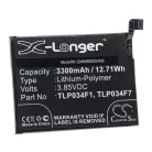 VHBW Mobile Phone Battery Alcatel TLP034F1, TLP034F7 - 3300 mAh 3.85 V Li-polymer