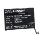 VHBW Mobile Phone Battery for Alcatel TLP038C7 - 3900 mAh 3.85 V Li-polymer