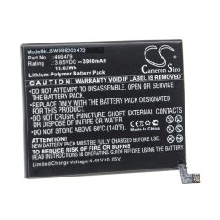   VHBW Mobile Phone Battery for Wiko 466479 - 3900 mAh 3.85 V Li-Polymer - Smartphone Battery