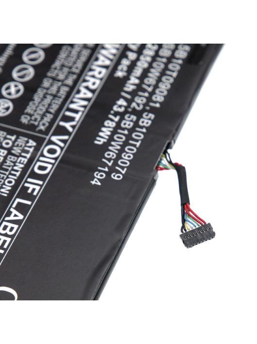 Notebook akkumulátor  Lenovo 5B10T09079, 5B10T09081, 5B10W67194 - 2850 mAh 15,36 V Li-polimerhez