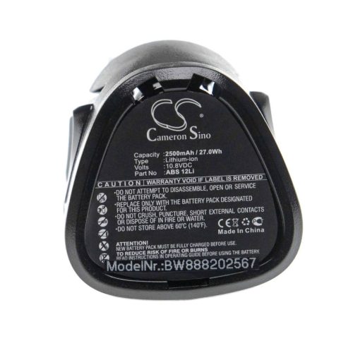 VHBW Electric power tool battery Lux Tools ABS 12Li-t – 2500 mAh, 10.8 V, Li-Ion