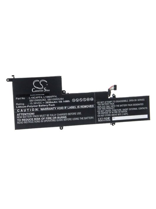 Notebook akkumulátor  Lenovo 5B10W65297, 5B10W65273, 5B10W65276 - 3850 mAh 15,36 V Li-polymer