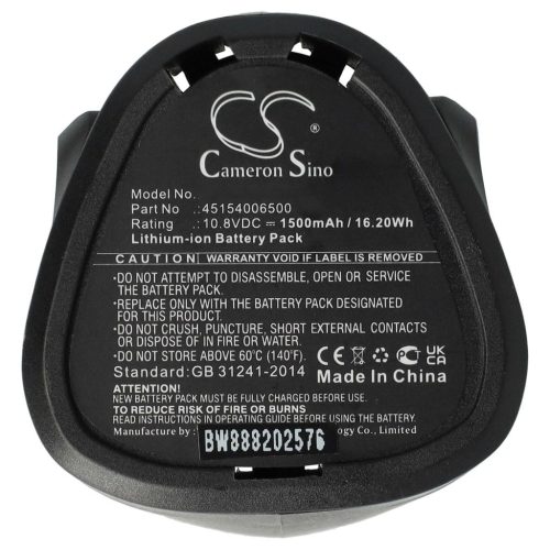 VHBW Electric power tool battery Stihl 45154006500 - 1500 mAh, 10.8 V, Li-Ion