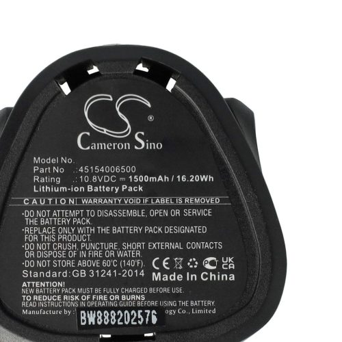 VHBW Electric power tool battery Stihl 45154006500 - 1500 mAh, 10.8 V, Li-Ion