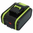 VHBW Lawn Mower Battery Worx WA3553, WA3604 - 5 Ah 20 V Li-Ion, Black / Orange - Gardening Tool