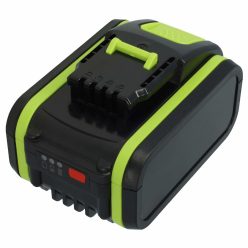   VHBW Rasenmäher Akku Worx WA3553, WA3604 - 5 Ah 20 V Li-Ion, schwarz / orange - Gartengerät