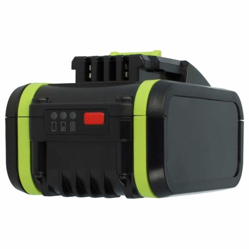 VHBW Lawn Mower Battery Worx WA3553, WA3604 - 5 Ah 20 V Li-Ion, Black / Orange - Gardening Tool