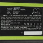 VHBW Lawn Mower Battery Worx WA3601 - 2 Ah 20 V Li-Ion, Black - Gardening Tool