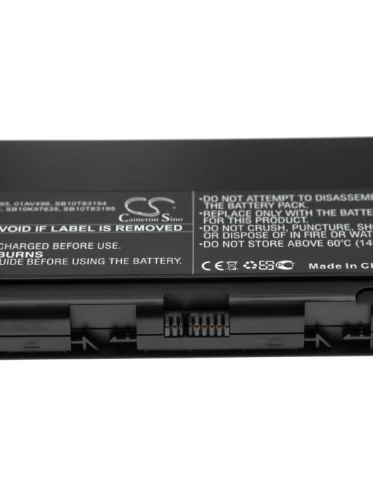 Notebook akkumulátor  Lenovo 01AV496, 01AV495, 5B10W13952, 5B10W13951 - 7800 mAh 11,4 V Li-Ion