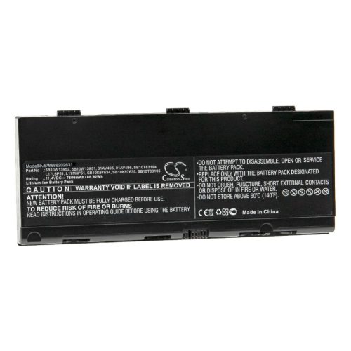 VHBW Notebook akkumulátor  Lenovo 01AV496, 01AV495, 5B10W13952, 5B10W13951 - 7800 mAh 11,4 V Li-Ion