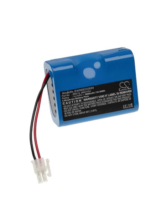 Akkumulátor Hoover RB219, Li-RB226 - 2000 mAh-hoz, 14,4 V, Li-Ion