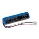 Lézeres sisak akkumulátor a Theradome INR18650-1S1P-hez - 3400 mAh 3,7 V Li-Ion